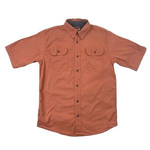 Wrangler pocket button down short sleeve shirt